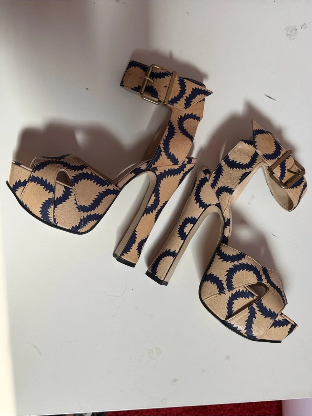 Vivienne Westwood SS13 BRAND NEW ELEVATED REGENT SLAVE SANDAL SQUIGLLE IT38 US8